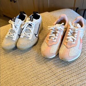 Nike Sneakers - White and Peach